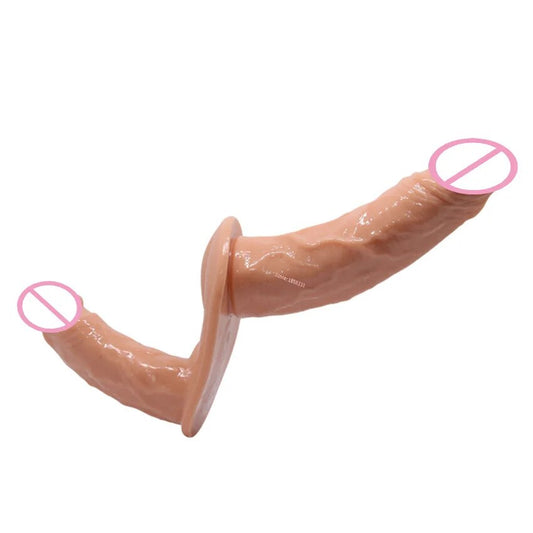 Double dildo 18+ for adults, men, gays