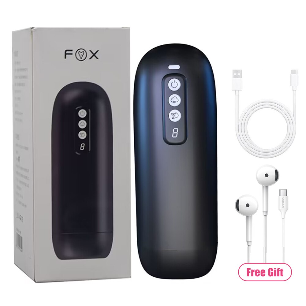 Automatic Masturbator for Men, Suction Sex Toy, Realistic Vaginal Pocket, Pussy, Oral Sex, Male Vibrator, Sex Toys
