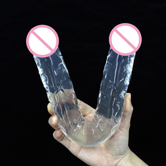 30-34ซม. Double HEAD สมจริง dildo ยาวอวัยวะเพศชายของเล่นสำหรับผู้หญิงคู่ masturbate Big Dick ผู้ใหญ่เซ็กซ์ทอยสำหรับเลสเบี้ยน