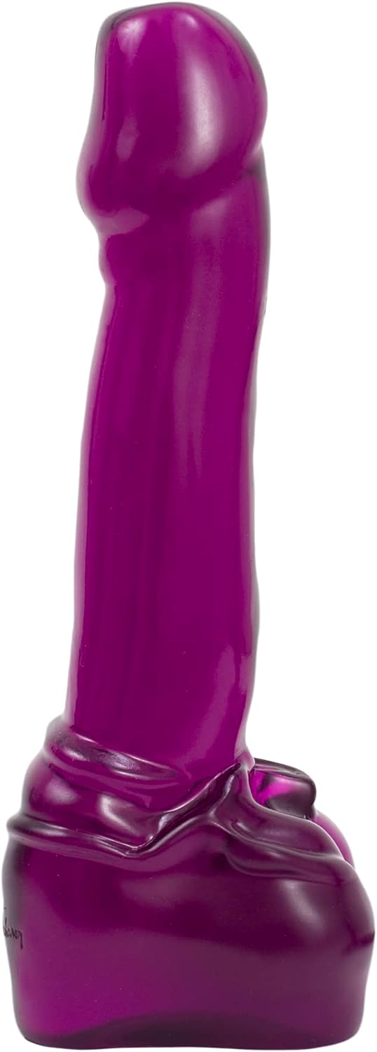DOC JOHNSON - The Great American Challenge. Classic Adult Toy. O Ring Harness Compatible. Lifelike and Realistic Adult Toy for Women. Men. Experienced Adult Couples. Body Safe. Easy to Use (Purple)