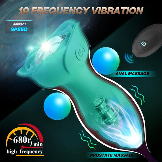 Plug Vibrator with Remote Control Sex Toy, Male and Female Prostate Massager, Adult Sex Toy, Vibrator Butt Plug Toy, Vibrator Male Sex Toy