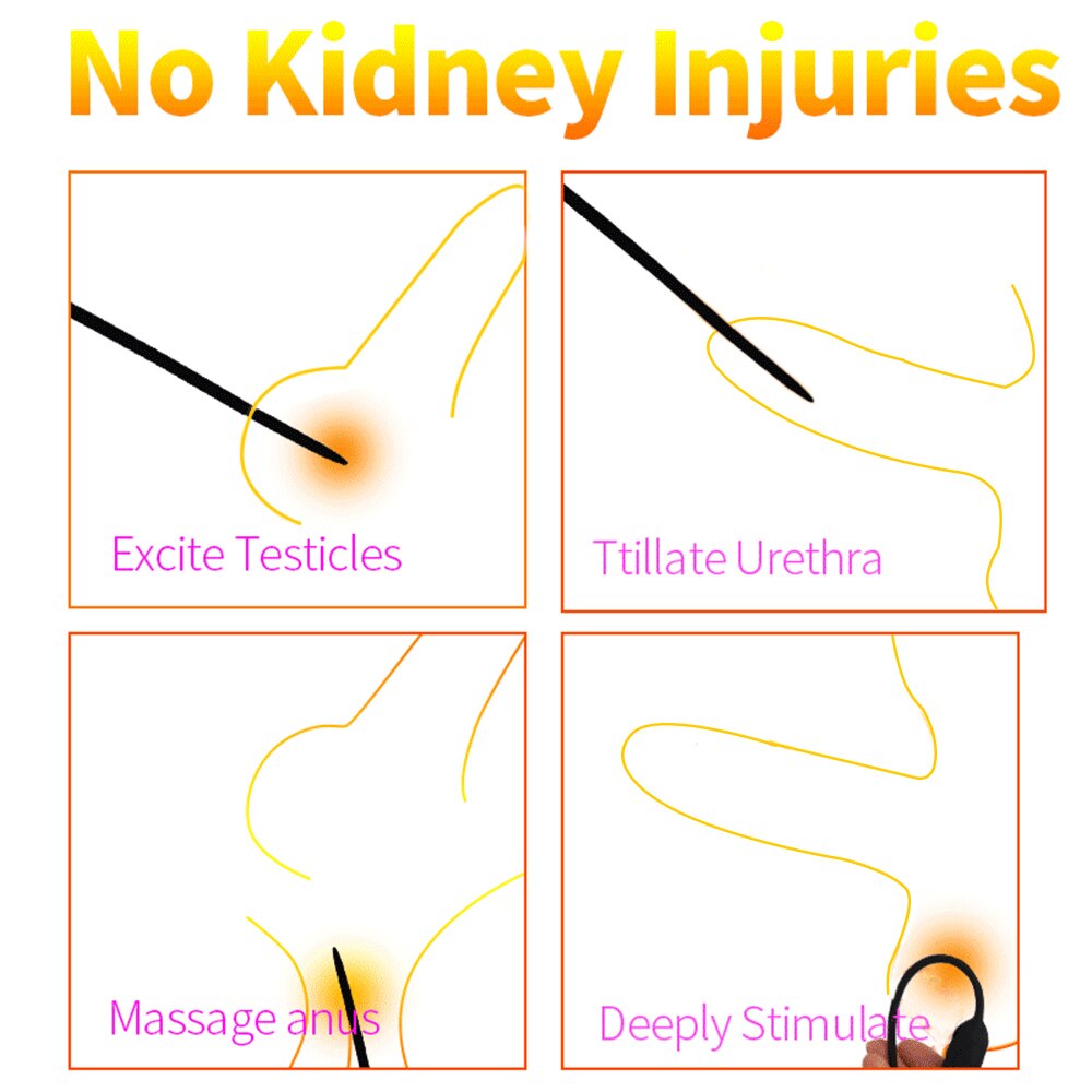 7 Modes Urethral Vibrator Horse Eye Stick Catheter Penis Plug Sex Toy for Men Vibrating Urethral Plug Penis Insert Dilator