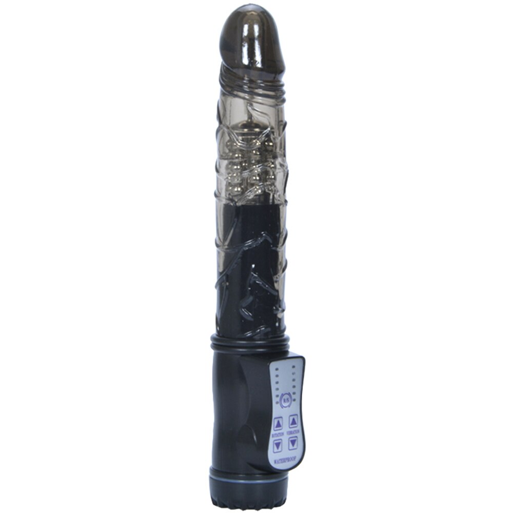 7 Frequency Vibration Female Masturbation Device Vibration Swing Frequency Conversion Black Overlord AV Rotating Bead Rod