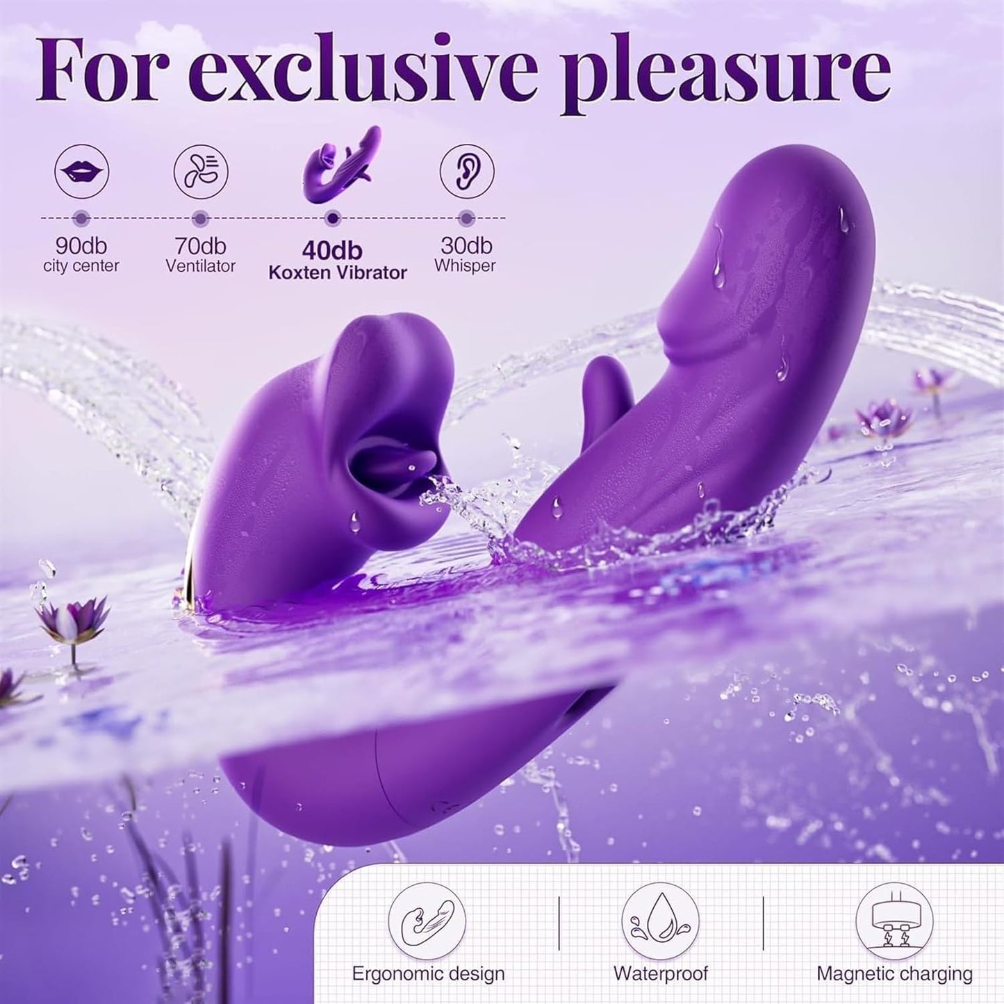 3-in-1 Tongue Licking Finger Flapping G-Spot Dildo Vibrator Sex Toys for Women Clitoral Stimulation Massager Adults Masturbator