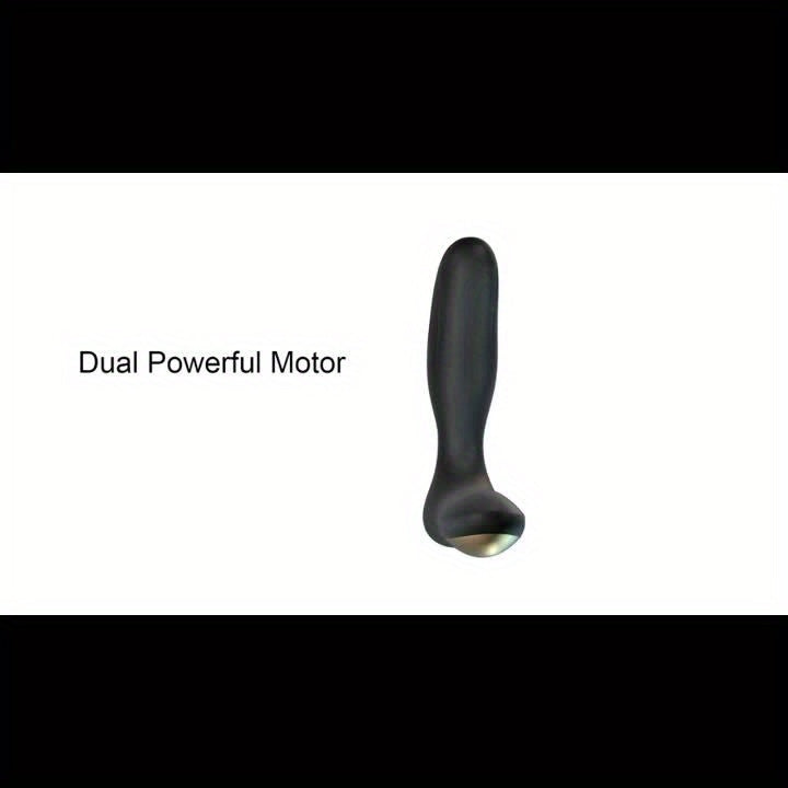 Vibrating Prostate Massager for Beginners. Personal Anal Toy P Spot Vibrator with Remote Control for Hands-Free Play. Rechargeable Butt Plug with 10 Vibrations