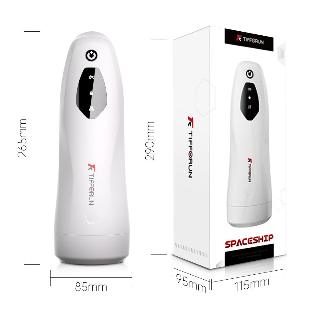 Aeclove Automatic Vibration Male Masturbation Suction Enlargement Pocket Pussy Realistic Vagina Warm Masturbators Toy