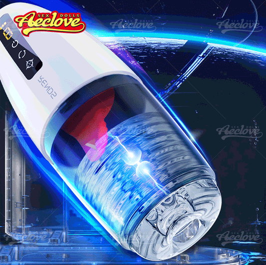 Aeclove Automatic Vibrators for Men Masturbation Pocket Pussy Sex Toys for Gay Men Powerful Japanese Sucking Tongue Masturbator
