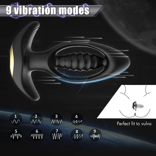 Vibrating Butt Plug Dildo Vibrator Wireless Remote Control Anal Plug G-Spot Stimulator Sex Toys for Man/Woman
