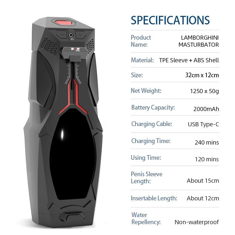 Automatic Suction Male Masturbator Pusher Speed Control Lifelike Vagina HIFI Bluetooth Speaker Sex Toy for Men