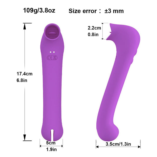 Tongue Licking Dildo Vibrator Female Sex Toy Vaginal Orgasm Nipples Clitoris Stimulator Silicone Vibrators Adult Devices
