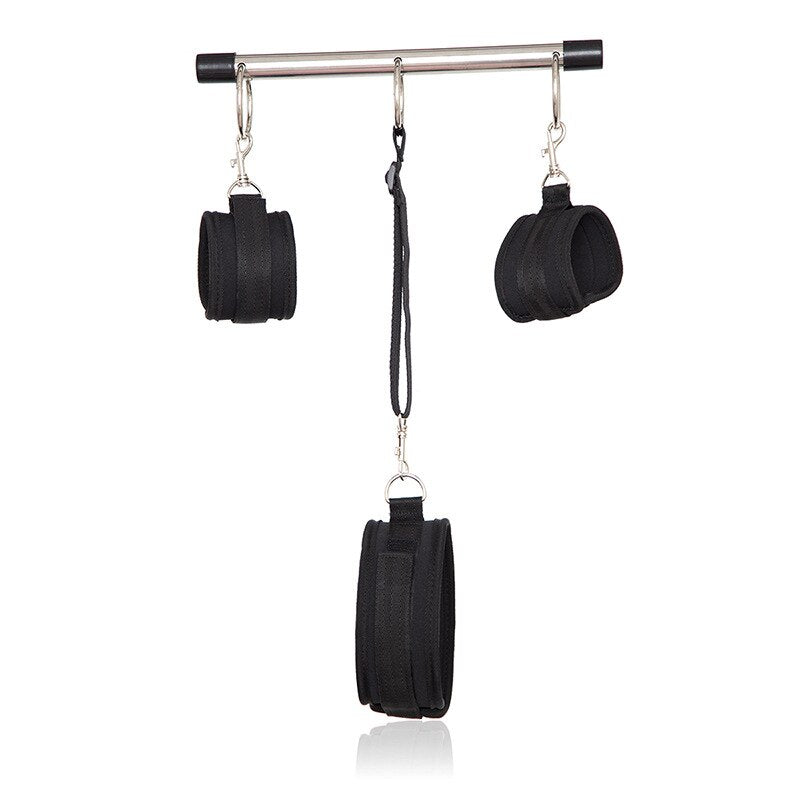 Dual Iron Handcuffs Footcuffs Binding Articles Alternative Neck Binding Toys Sex Products Sex Toys for Man Toys Sex Position