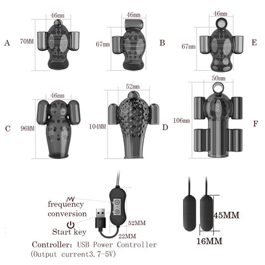 Effective Glans Vibrator Male Penis Trainer Sleeve Sex Toy for Men Delay Ejaculation Male Masturbation 20 Speeds