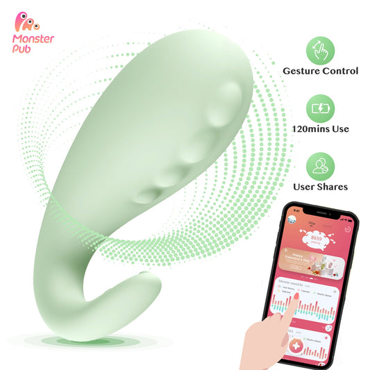 High Quality Bluetooth Dildo Wireless APP Remote Control Vibrator Wear Vibrating Panties Sex Toy for Women Free Shipping