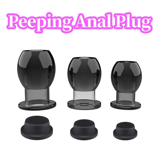 Hollow Vagina Butt Plug with Stopper Plug Anal Expander Anal Dilator Speculum Men Prostate Massage Sex Toy for Gay
