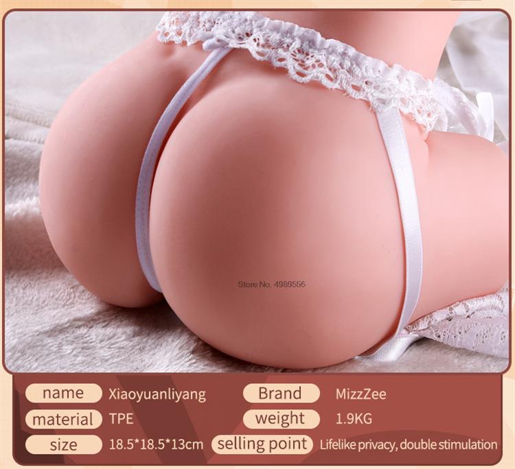 Half-Body Sex Doll Silicone Buttocks Cup for Men Artificial Vagina Real Pussy Male Masturbator Sex Shop Sex Toys for Men