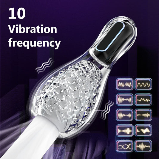 Automatic Suction Male Masturbator Real Oral Sex Glans Trainer Penis Massager Cock Enlargement Glans Vibrator Sex Toy For Men