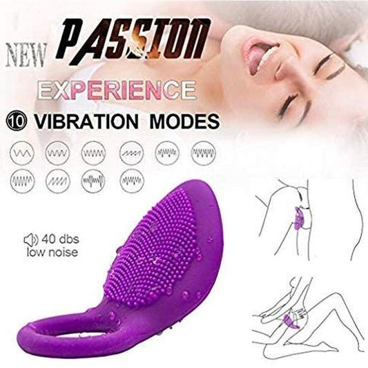 Penis Ring Vibrating Clitoris Stimulator G-Spot Sex Toys for Couples Vibro Delay Lick Vagina Orgasm Lock Fine Sleeve Vibrator