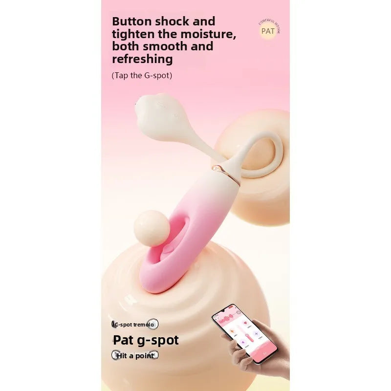 Flapping G-Spot Vibrator for Women, Clitoris Nipple Stimulator Massager, Vibrating Egg Dildo, Female Erotic Sex Toys, Adult Supplies