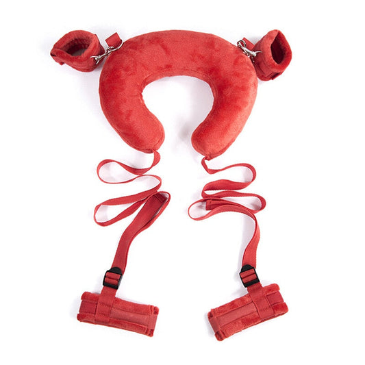 SM Bondage Restraints Slave Straps Pillow Sex Toys for Women Couples Handcuffs Neck Ankle Cuffs Adult Games Sex Products