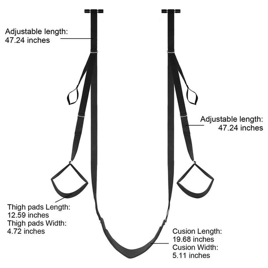 Sex Erotic Toys Shop Tool for Couples Sex Swing Soft Sex Furniture Fetish Bandage Love Adult Game Chairs Hanging Door Swing