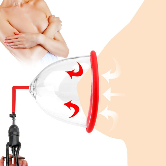Sex Pumps Breast Enlarged Vacuum Sucker Vagina Sucking Cup Enhance Pump Couple Flirting Climax Bondage Toys Adult Products