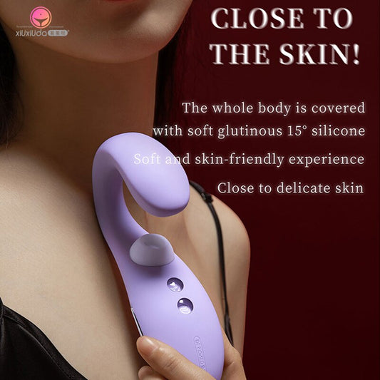 Dual Vibrator Sex Toys for Women, U Type Vibrator for Vaginal and Clitoral Stimulation, G-Spot Massager, Female Masturbator, Adult Product
