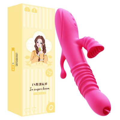 Vibrator Licking Retractable Vibrator Anal Stimulator Female Masturbator Oral Female Masturbation Adult Product Sex Toy