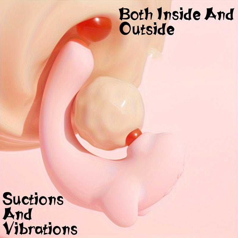 New Sexy Sex Toy G Spot Vibrator. Clitoral Sucking Sex Toys for Women. Suction Adult Toys for Women Couple Play. Vibrating Sex Toy for Double Stimulation. One-key Burst Function. 5 Sucking Modes and 5 Vibration Modes.
