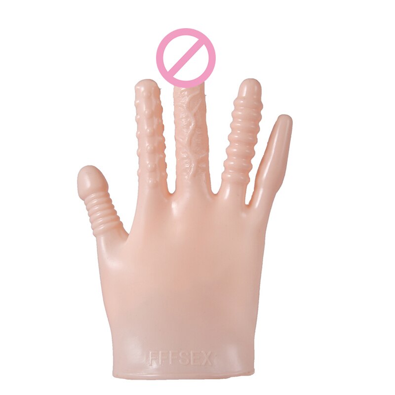 Sex Gloves Fingering Dildo Masturbation Erotic Vagina Stimulator Self-comforting Breast Nipple Massage BDSM Sexy Toys for Couples