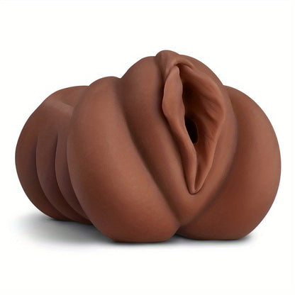 Experience Realistic Lifelike Pleasure: 1pc Pocket Pussy Male Masturbator - Skin Friendly TPR. 3D Textured Tight Vaginal Stroker For Men