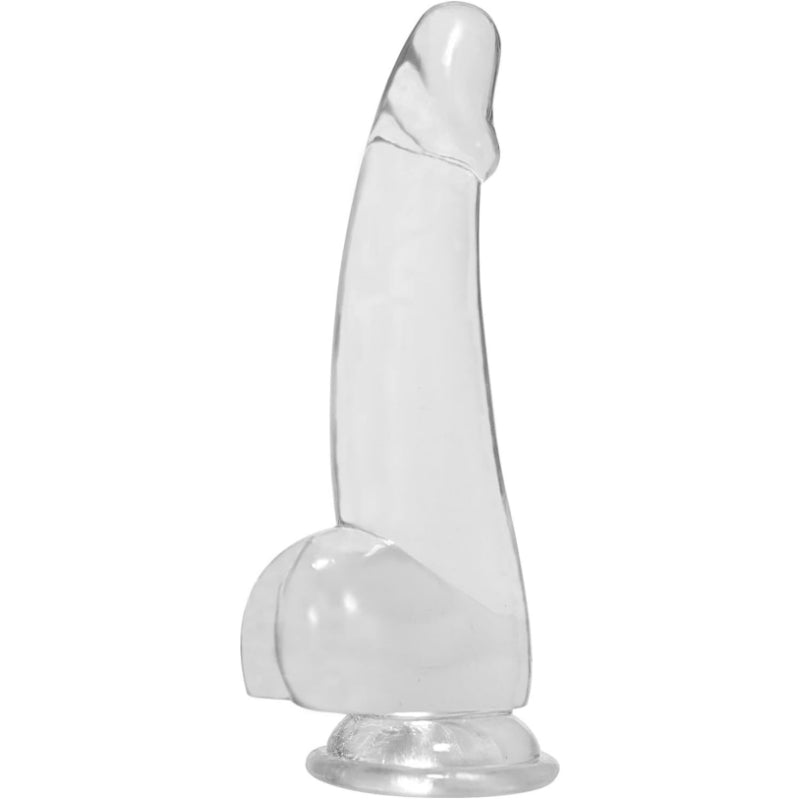 7-Inch Small Anal Dildos with Suction Cup. Soft Butt Plugs for Women and Men. G-spot.