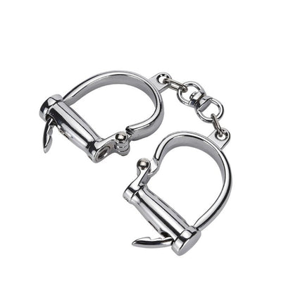 Stainless Steel Female Male Handcuff Metal Ankle Cuffs Wrist Cuff for Couple Bdsm Bondage Restraints Adult Game Sex Toys