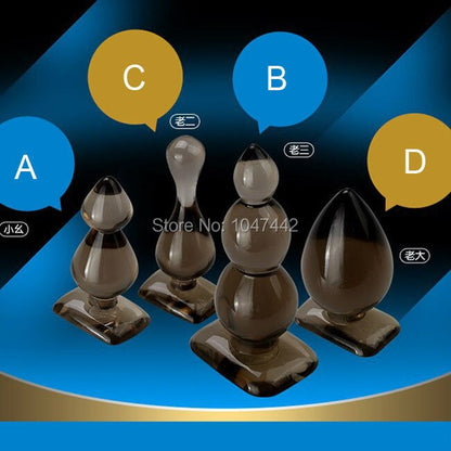 Stimulating Anal Butt Plug Great Jelly Anal Toys Sex Toys for Men and Women. Buttplug Adult Product