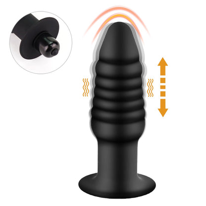 Vibration Anal Plug Safety Silicone Butt Plug Female Masturbation Tool Prostate Massager Erotic Sex Toys for Couples