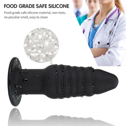 Vibration Anal Plug Safety Silicone Butt Plug Female Masturbation Tool Prostate Massager Erotic Sex Toys for Couples