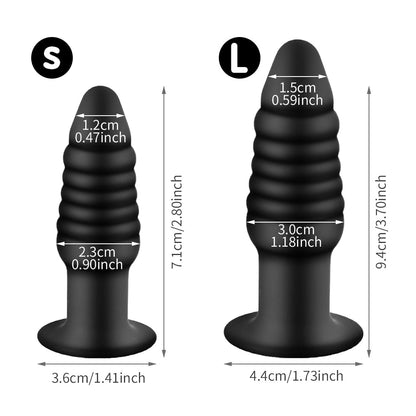 Vibration Anal Plug Safety Silicone Butt Plug Female Masturbation Tool Prostate Massager Erotic Sex Toys for Couples