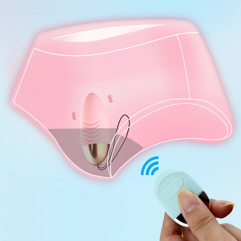 10-Speed Panties Wireless Remote Control Vibrator, Waterproof Jump Egg, G-Spot Clitoris Massager Sex Toy for Females