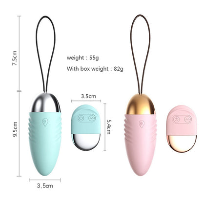 10-Speed Panties Wireless Remote Control Vibrator, Waterproof Jump Egg, G-Spot Clitoris Massager Sex Toy for Females