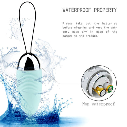 10-Speed Panties Wireless Remote Control Vibrator, Waterproof Jump Egg, G-Spot Clitoris Massager Sex Toy for Females