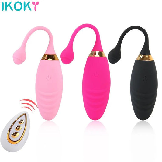 10 Speeds Sex Toys for Women Vibrating Egg Anal Clitoris Stimulation Jump Egg Vibrator Wireless Remote