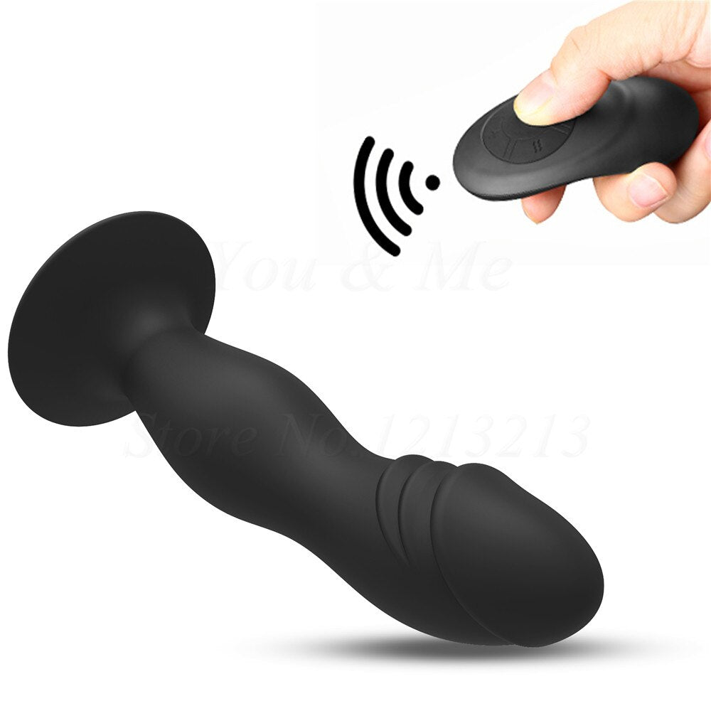 10-Speed Wireless Remote Anal Dildo Vibrator Male Prostate Massager G-spot Stimulator USB Charging Anal Penis Vibrator Sex Toys