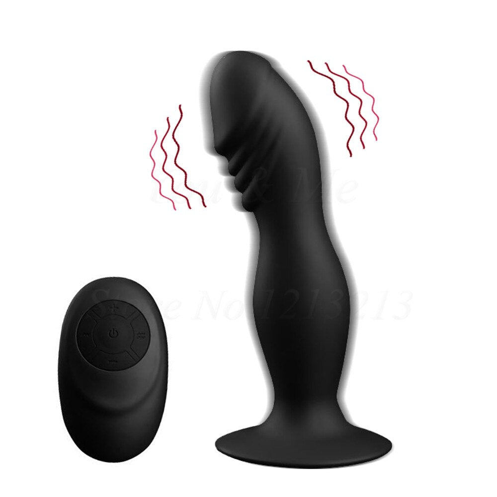 10-Speed Wireless Remote Anal Dildo Vibrator Male Prostate Massager G-spot Stimulator USB Charging Anal Penis Vibrator Sex Toys