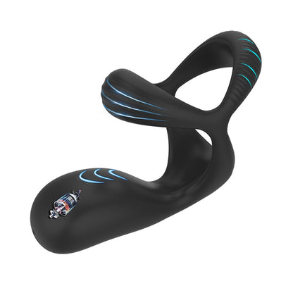 10โหมดอวัยวะเพศชายแหวน Vibrators รีโมทคอนโทรลคู่แหวนนวด Clitoris Perineum กระตุ้น Penisring เพศของเล่นสำหรับผู้ชาย