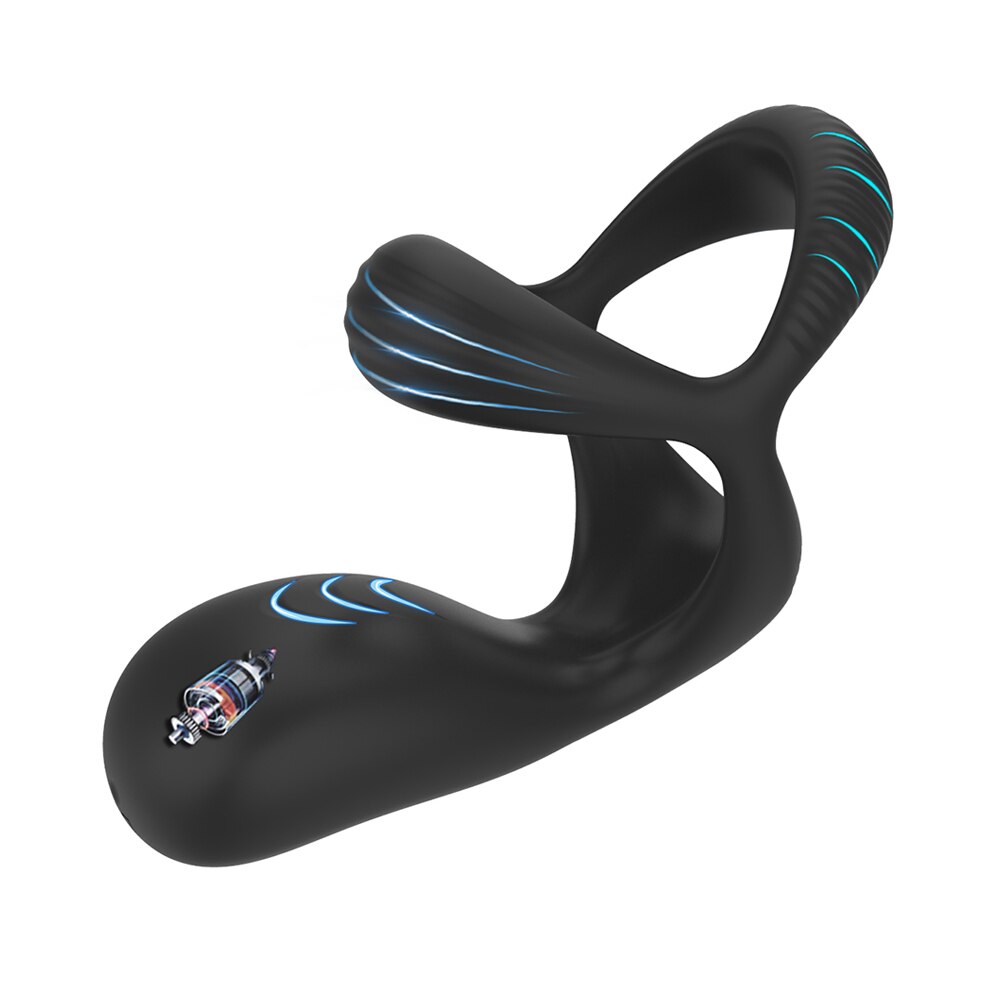 10โหมดอวัยวะเพศชายแหวน Vibrators รีโมทคอนโทรลคู่แหวนนวด Clitoris Perineum กระตุ้น Penisring เพศของเล่นสำหรับผู้ชาย