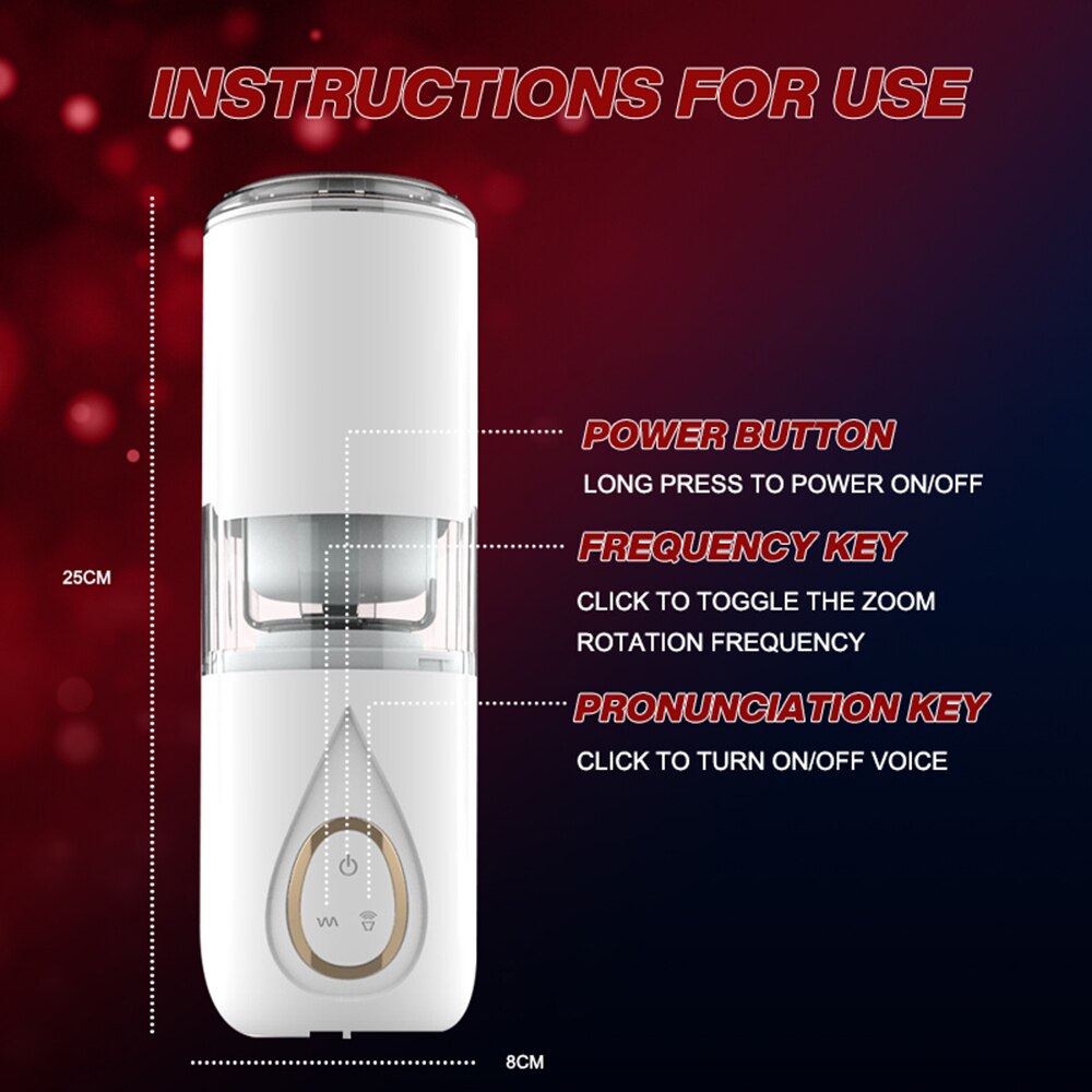 Men's Vibrator, Automatic Masturbator, 10 Adult Sex Toys