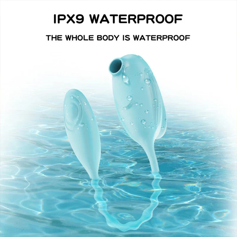 12 Frequency Vibrator 10 Sucking Modes Stimulator Rechargeable Massager Sex Toy