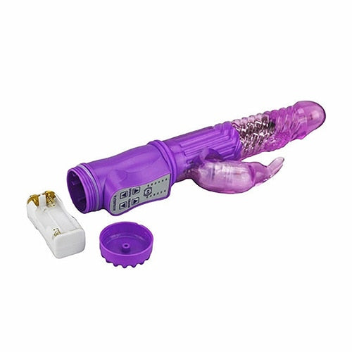 12 Modes Jelly Vibration Rotation Rabbit G Spot Vibrator Female Massager Vagina Vibrator Clitoris Stimulator Adult Sex Toys Shop