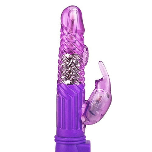 12 Modes Jelly Vibration Rotation Rabbit G Spot Vibrator Female Massager Vagina Vibrator Clitoris Stimulator Adult Sex Toys Shop