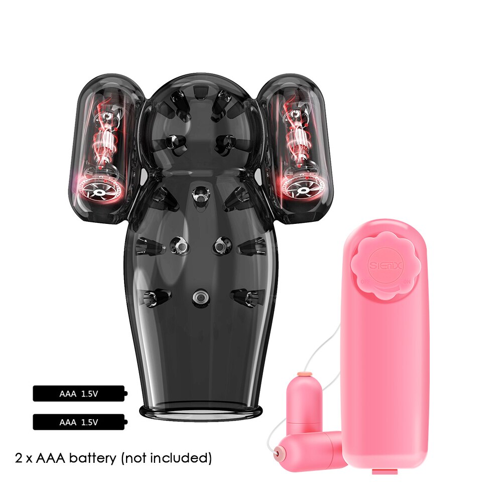 12 Modes Ghost Exerciser Penis Sex Toys for Men Glans Vibrator Penis Sleeve Enhancement Delay Lasting Glans Trainer Masturbator