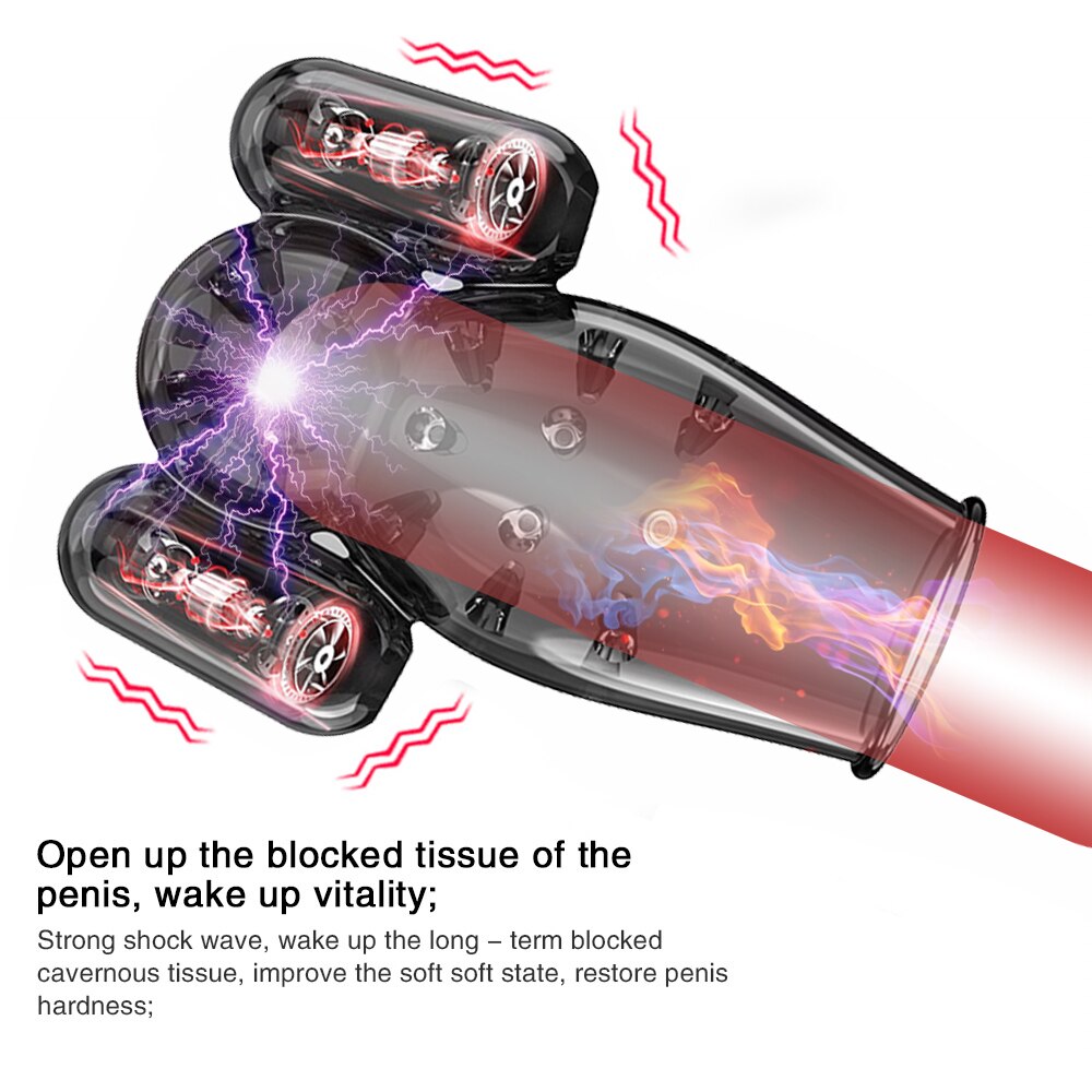 12 Modes Ghost Exerciser Penis Sex Toys for Men Glans Vibrator Penis Sleeve Enhancement Delay Lasting Glans Trainer Masturbator